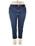 Liz Claiborne Solid Blue Jeans Size 22 - photo 1