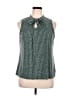 Liz Claiborne Green Sleeveless Blouse Size XL - photo 1