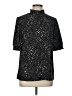 Anne Klein Polka Dots Black 3/4 Sleeve Top Size L - photo 1