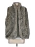 BCBGeneration Gray Faux Fur Vest Size M - photo 1