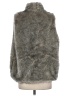 BCBGeneration Gray Faux Fur Vest Size M - photo 2