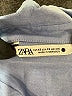 Zara Blue 3/4 Sleeve Button-Down Shirt Size XS - photo 7