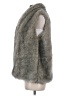 BCBGeneration Gray Faux Fur Vest Size M - photo 5