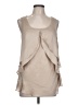 Spense Tan Sleeveless Blouse Size L - photo 1