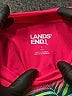 Lands' End Pink Rash Guard Size L (kids) - photo 3