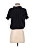 Joie 100% Silk Black Short Sleeve Silk Top Size XS - photo 2