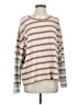 We the Free Stripes Ivory Pullover Sweater Size S - photo 1