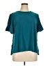 CeCe Teal Short Sleeve Blouse Size XL - photo 1