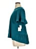 CeCe Teal Short Sleeve Blouse Size XL - photo 5
