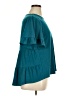 CeCe Teal Short Sleeve Blouse Size XL - photo 4