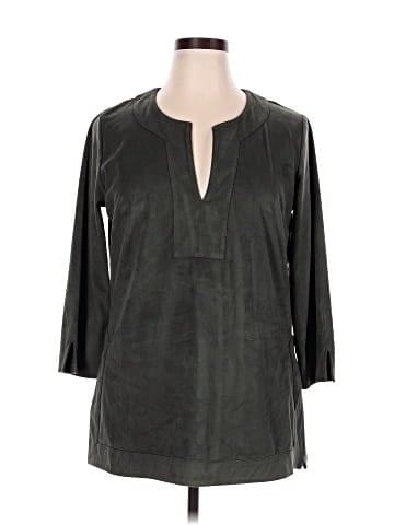 Gretchen Scott Designs 3/4 Sleeve Blouse (view 1)