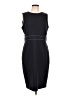 Ann Taylor Black Blue Cocktail Dress Size 12 - photo 1