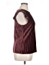 Worthington Burgundy Sleeveless Blouse Size XL - photo 4
