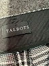 Talbots Houndstooth Gray Casual Pants Size 14 - photo 7