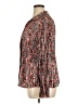 Vince. 100% Polyester Brown Long Sleeve Blouse Size XL - photo 5