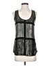 Karina Grimaldi 100% Silk Silver Sleeveless Silk Top Size XS - photo 1
