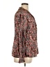 Vince. 100% Polyester Brown Long Sleeve Blouse Size XL - photo 4
