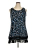Logo Layers Blue Casual Dress Size XL - photo 1