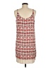 CAbi 100% Rayon Print Red Casual Dress Size L - photo 2