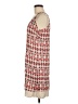 CAbi 100% Rayon Print Red Casual Dress Size L - photo 5