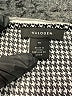 Halogen 100% Polyester Houndstooth Gray Long Sleeve Blouse Size M - photo 7