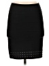 BCBGMAXAZRIA Solid Black Casual Skirt Size S - photo 1