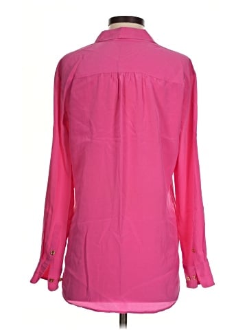 Lilly Pulitzer Long Sleeve Silk Top (view 2)