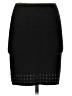 BCBGMAXAZRIA Solid Black Casual Skirt Size S - photo 2