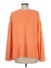 Gap 100% Cotton Solid Orange Pullover Sweater Size M - photo 2