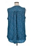 Croft & Barrow 100% Polyester Blue Sleeveless Blouse Size 1X - photo 2