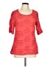 ECI Red Short Sleeve Top Size L - photo 1