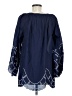 Mud Pie 100% Cotton Blue Casual Dress Size M - photo 2