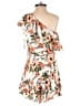 Blue Rain 100% Rayon Tropical White Romper Size XS - photo 2