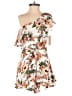 Blue Rain 100% Rayon Tropical White Romper Size XS - photo 1