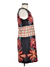 Papillon Graphic Black Cocktail Dress Size M - photo 4