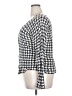 Merona Houndstooth Silver Long Sleeve Top Size XXL - photo 5