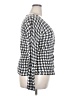 Merona Houndstooth Silver Long Sleeve Top Size XXL - photo 4