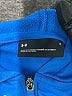 Under Armour 100% Polyester Blue Zip Up Hoodie Size 4 - photo 3