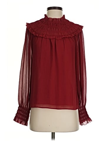 Ann Taylor Long Sleeve Blouse (view 1)