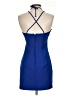XOXO 100% Polyester Solid Blue Cocktail Dress Size 3 - photo 2