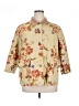 Coldwater Creek 100% Cotton Floral Gold Jacket Size XL (petite) - photo 1