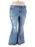 Torrid Hearts Blue Jeans Size 18 - photo 1