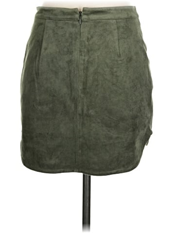 BCBGMAXAZRIA Faux Leather Skirt (view 2)