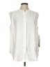 Worthington 100% Polyester Ivory Sleeveless Blouse Size L - photo 1