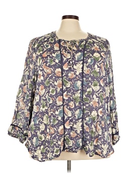 Lucky Brand 3/4 Sleeve Blouse