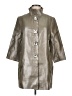 Per Se By Carlisle 100% Ramie Metallic Silver Jacket Size 8 - photo 1