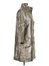 Per Se By Carlisle 100% Ramie Metallic Silver Jacket Size 8 - photo 4