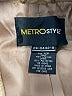 Metrostyle 100% Leather Tan Trenchcoat Size 12 (petite) - photo 6