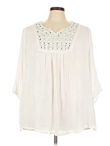 Style&Co 3/4 Sleeve Blouse (view 1)