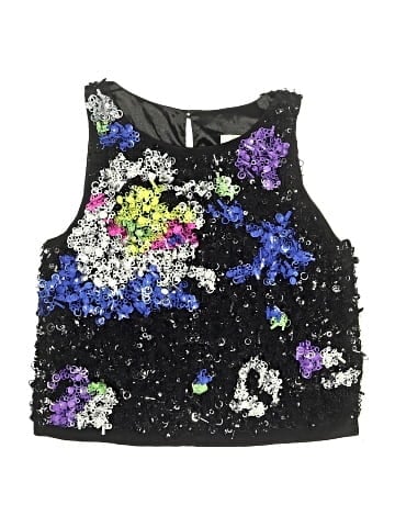 Milly Sleeveless Silk Top (view 1)